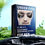 1 Box Black Energy Under Eye Mask, Collagen Eye Patches For Skin Moisturizing, Hydrating Eye Pad To Firm Eye Skin, Eye SPA Patch For Home Daily Use