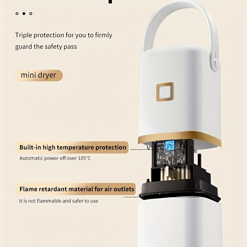 Compact & Portable Clothes Dryer - Foldable for Easy Storage, Ideal for Home, Dorms & Travel, 110V/220V, US Plug, Convenient, Magical Tool