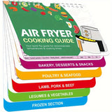 1pc The Ultimate Air Fryer Companion, Pressure Cooker Cooking Guide Booklet Set With Times Chart, Cookbooks, Magnets & Kitchen Conversion