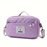 Large Capacity Travel Duffel Bag in Oxford Fabric, Portable Sports Gym Storage Bag, Weekend Overnight Bag for Women