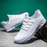 JNAK Breathable Mesh Running Shoes - Slip-On Design with MD Sole for Men and Women - Perfect for Sports & Leisure Activities in Spring/Summer/Fall