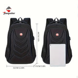 1pc New Shell Business Backpack Casual Men's Computer Bag Travel Backpack Student School Bag, Ideal choice for Gifts, School bags, Valentines Gifts