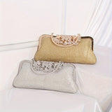 Luxurious Rhinestone Evening Clutch Bag - Small, Fashionable, Sparkling Purse for Weddings, Luxurious Dinners, and Formal Events - Elegant, Glamorous, and Eye-Catching Accessory for Women