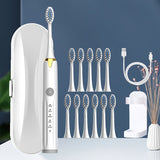 Electric Toothbrush With Replaceable Brush Head, With 5 Modes, One-button Start, Long Battery Life, Suitable For Men And Women, For Home, Travel - 1 Set