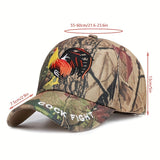 1pc Men's Camouflage Sunshade Baseball Cap - Outdoor Jungle Leisure and Military Fan Accessories - Breathable, Adjustable, Water-Resistant, Quick-Drying, and Stylish Headwear for Summer Activities