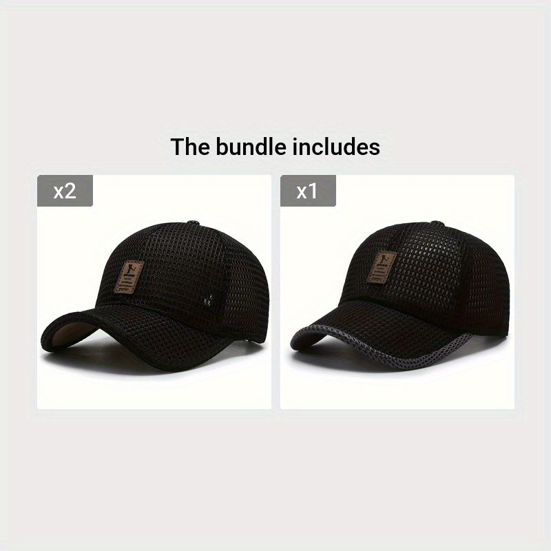 1pc Unisex Breathable Mesh Baseball Cap - Ideal for Outdoor Sports, Running, and Casual Wear