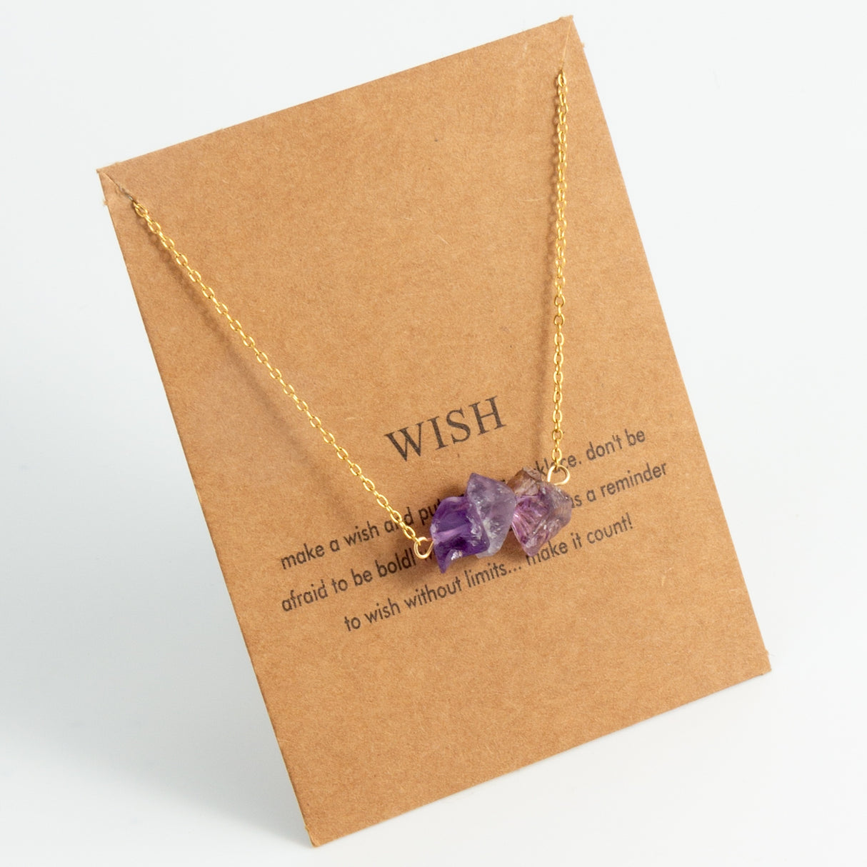 Irregular Crystal Stone Necklace Exquisite Colorful Pendant Neck Jewelry Lucky Protection Jewelry Gift