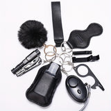 10pcs/Set Self Defense Keychain Set For Women Safety Keychain Full Set With Personal Alarm, Window Breaker Keychain Accessories Birthday Gifts For Mom Women daily use