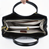 Premium Luxury Crocodile Pattern Handbag - Timeless Vintage Satchel for Women - Stylish Top Handle, Versatile Shoulder & Crossbody Bag - A Fashion Must-Have for Daily Wear