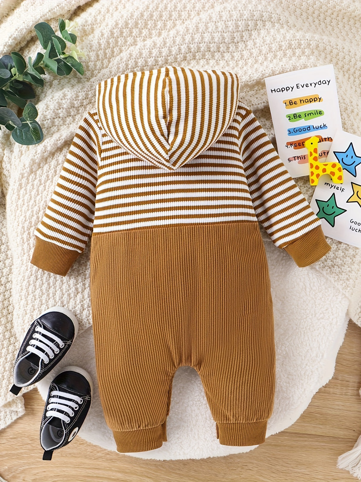 Baby Boy Clothes Newborn Outfits Infant Fall Winter Long Sleeve Cartoon Romper Bodysuit+ Pocket Pants Set 0 Months-18 Months, for Outdoor