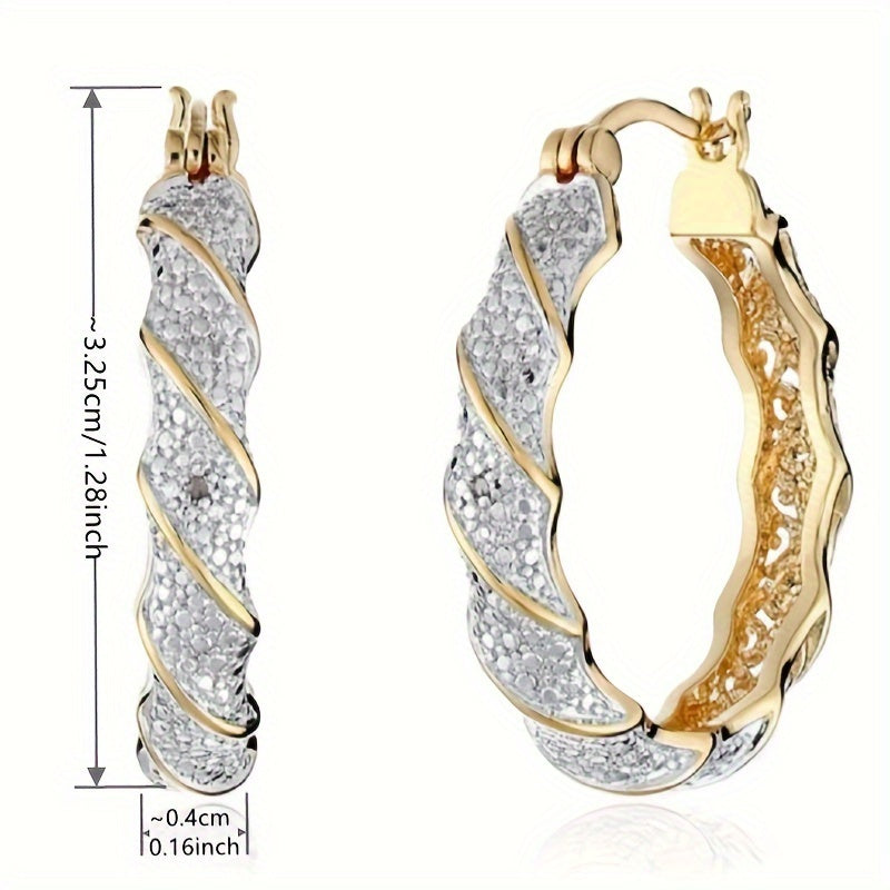 Chic Boho Dangle Earrings - Large Drop Design for Elegant Occasions - Simple yet Stylish Wedding Jewelry Ideal for Brides & Fashionistas - For Women