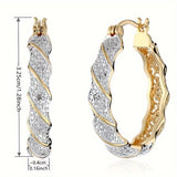 Chic Boho Dangle Earrings - Large Drop Design for Elegant Occasions - Simple yet Stylish Wedding Jewelry Ideal for Brides & Fashionistas - For Women