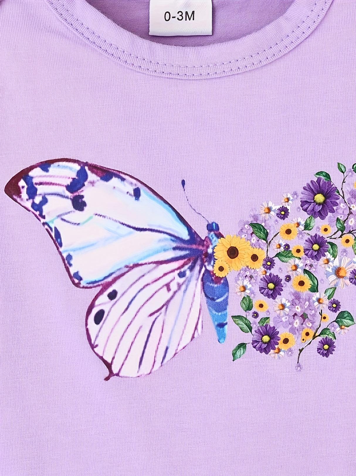 Newborn Baby Girl Clothes Infant Summer Shorts Set Ruffle Romper Fruit Butterfly Cute Baby Clothes Summer Outfits Set 0-18 Months, for Outdoor