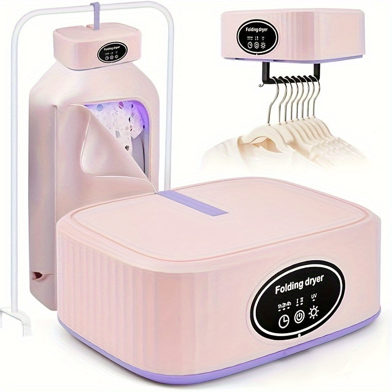 Portable Clothes Dryer, Mini Dryer Machine With Timing Function Equipped - Compact And Convenient Drying Solution For Apartment, Dorm, RV - Quick And Easy To Use Compact Dryer Machine With Dryer Bag For Delicate Garments