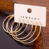 14K Plated Classic Hoop Earrings Set - Timeless Jewelry for Daily Wear, Party Decoration, and Ornament - Hypoallergenic, Nickel-Free, and Durable