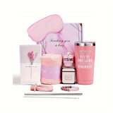1 Set Heartfelt Gift Collection - Luxurious Bathroom Essentials for Women - Perfect Valentines Day, Mothers Day, Birthday Present for Mom, Sister, Wife, Daughter, and Friends - Unique Gift for Women Who Have Everything