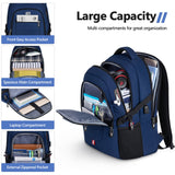 Laptop Backpack For Men Women, Business Travel Laptop Backpack With USB Charging Port, College Bag Daypack For Work, Business Computer Backpack Bag Fit 15.6 Inch Laptop