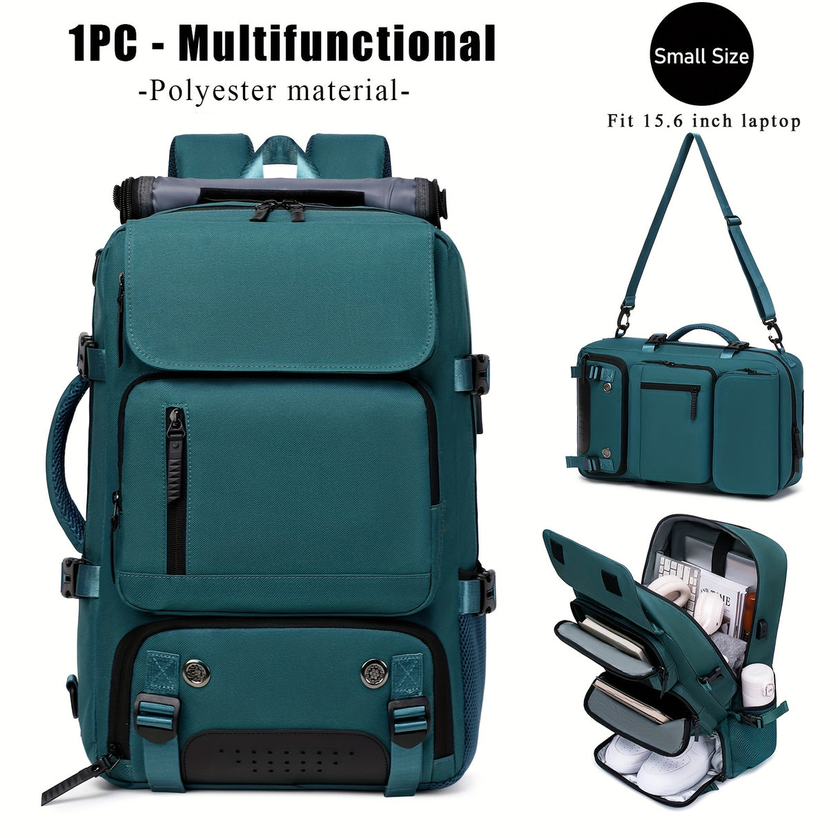 Multi-functional Large Capacity Backpack For Man Women, Hiking & Camping, Outdoor Knapsack With Shoes Compartment & USB Charging Port, Men's Business Laptop College Bag, Ideal Gifts