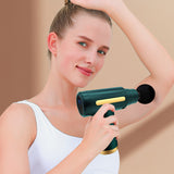 Ultra-long Battery Life, Four Kinds Of Massage Heads Can Be Replaced With Massage Guns MINI Convenient TYPE-C Electric Massager, Six-speed Adjustable Mute Fascia Gun, Multi-function Button Fascia Gun.