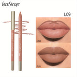 Long-Lasting Waterproof Lip Liner With High Pigment And Smooth Texture For Sweatproof Matte Lipstick And Correcting