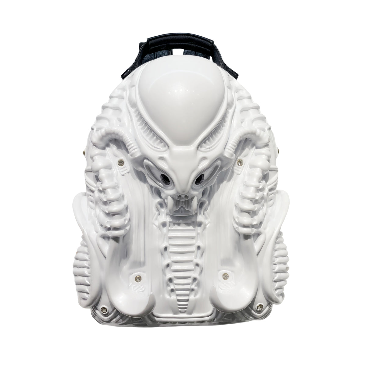 Personality Cobra Shape Backpack Funny Weird Punk Backpack American Street School Bag Men's And Women's Fashion Unique Specialty-shaped Biker Backpack Alien Vs. Predator Street Punk Unisex Backpack