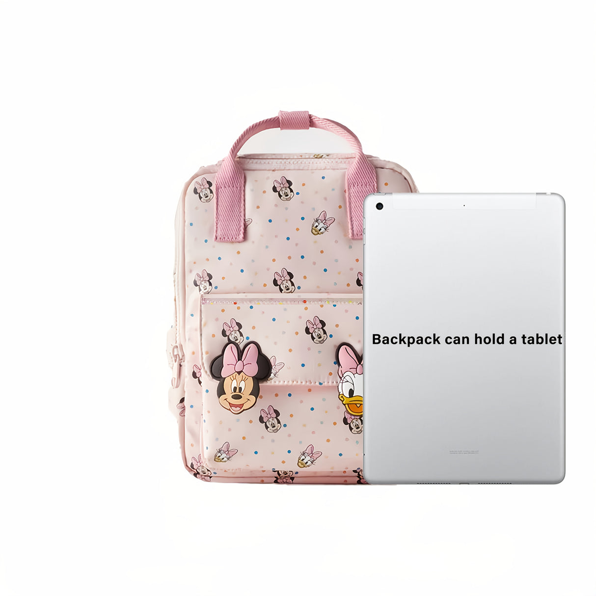 Lightweight Cute Mickey Shoulder Bag, Pack Within Pack Storage Bag - Handbag Backpack School Bag for Men and Women