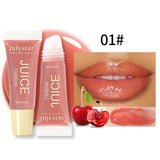 [Long-lasting Moisturizing Lip Oil Gloss] Beauty Natural Long-lasting Moisturizing Mirror Lip Oil Fruit Flavor Pouty Lip Moisturizing Water Gloss Lipstick