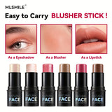 3-Piece Makeup Trio Set - Creamy Blush, Radiant Highlighter & Defined Contour - Waterproof, Long-Lasting Formula - Perfect Gift for Mothers Day & Beyond