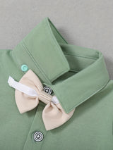 Baby Boy Clothes Suit 0-24 Months Infant Gentleman Outfits Formal Dress Shirt+Bowtie+Vest+Pants Set Baby Wedding Suits
