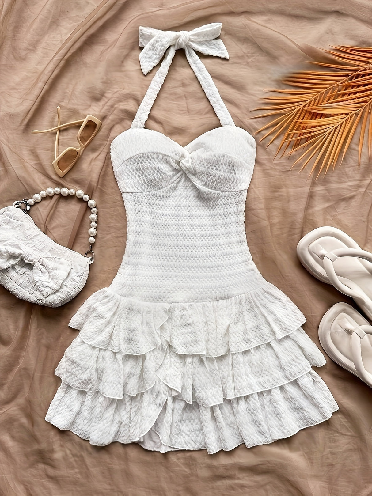A Stylish And Elegant Summer Dress for Women. Mini Dress Can Be Worn for Holidays, Valentine's Day