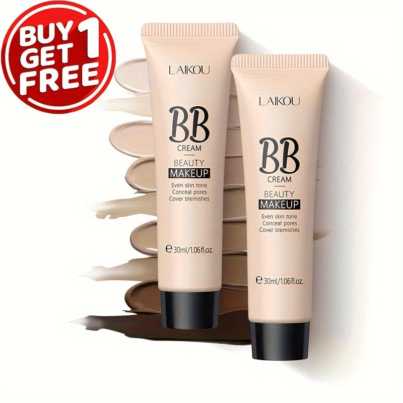 Buy 1 Take 1 - LAIKOU Long Wearing BB Cream, Waterproof Hides Pores