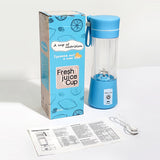 1pc Wireless Portable USB Blender, 6 Blades, Suitable For Fruit Smoothies, Home Automatic Juice Cup For Baby And Mommy