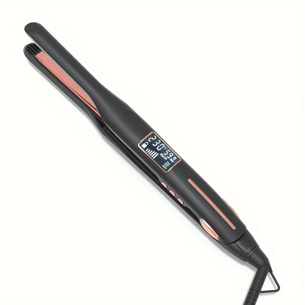 Hair Straightener Professional Ceramic Flat Iron With LED Display, 2 In 1 Hair Straightener & Curling Iron, Suitable For All Hairstyles