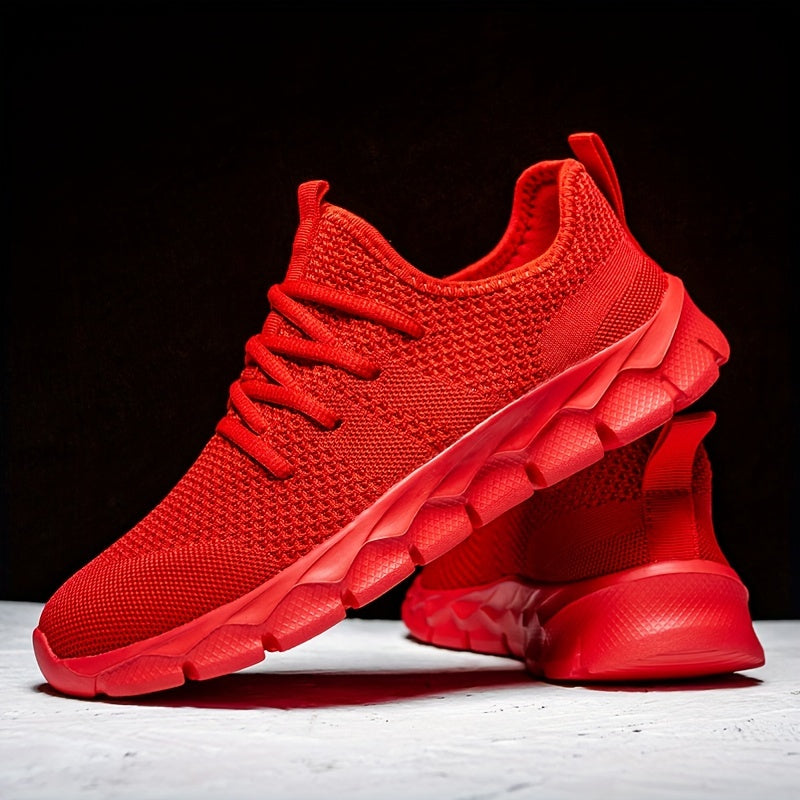 JNAK Breathable Mesh Running Shoes - Slip-On Design with MD Sole for Men and Women - Perfect for Sports & Leisure Activities in Spring/Summer/Fall