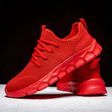 JNAK Breathable Mesh Running Shoes - Slip-On Design with MD Sole for Men and Women - Perfect for Sports & Leisure Activities in Spring/Summer/Fall