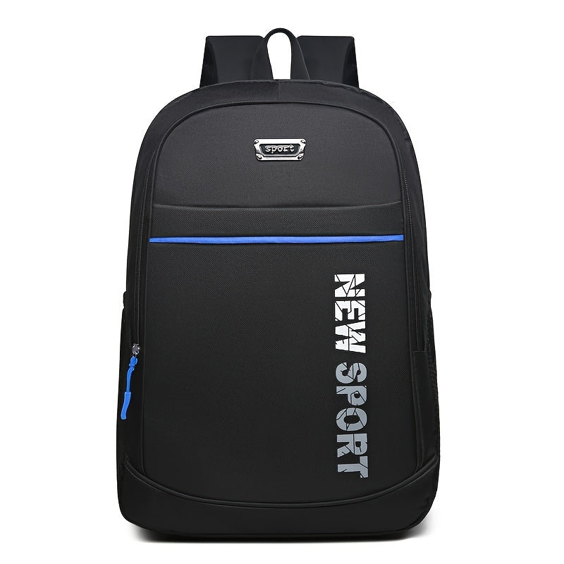 School Bag Male Junior High School Campus Simple Korean Version Of Fashionable Backpack Leisure Backpack Male Computer Bag [Zipper Direction Random]