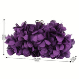 Luxury Floral Embroidered Clutch Handbag - Stylish Evening Purse for Weddings, Banquets & Proms - Compact, Magnetic Closure, Perfect Glam Accessory for Brides & Fashionistas
