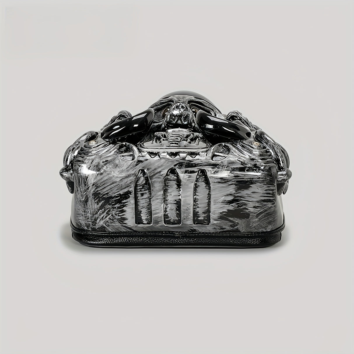 Personality Cobra Shape Backpack Funny Weird Punk Backpack American Street School Bag Men's And Women's Fashion Unique Specialty-shaped Biker Backpack Alien Vs. Predator Street Punk Unisex Backpack
