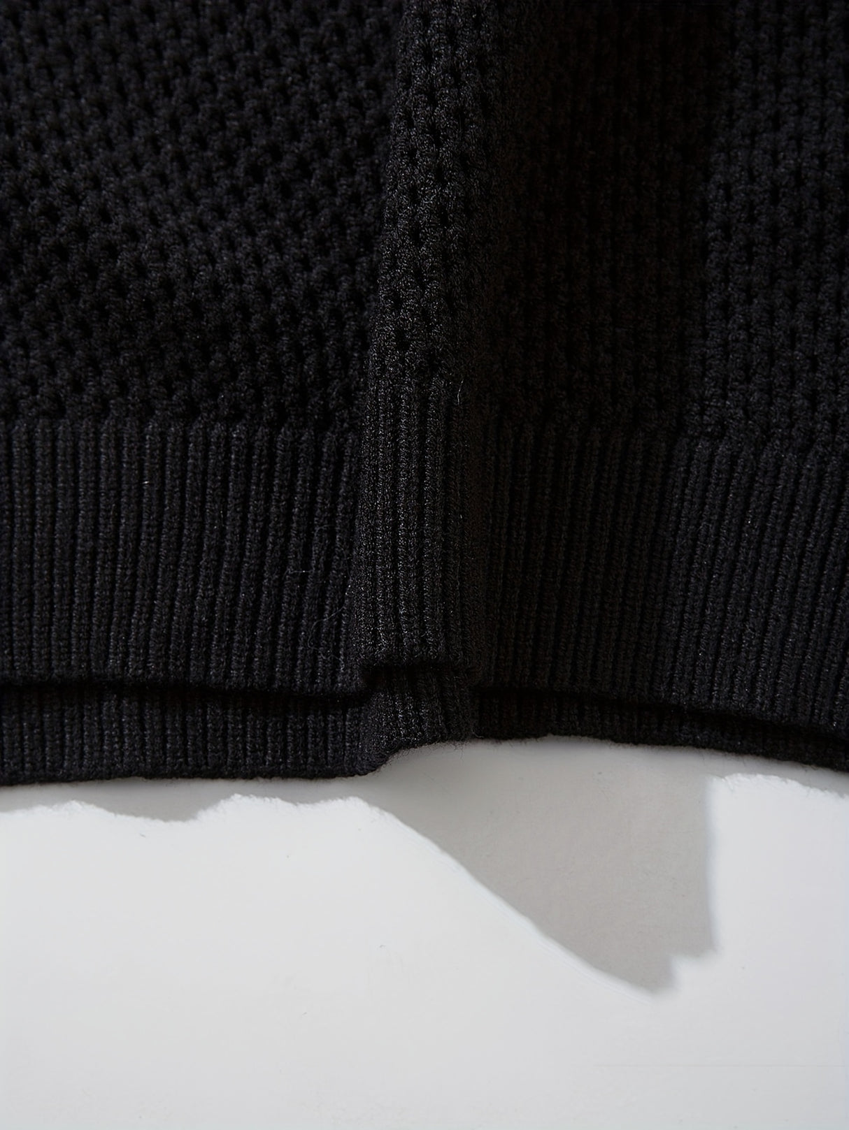 ANDREILEE Fall/Winter Casual Knit Pullover Sweater for Men - Polyamide Polyester Viscose Blend, Crew Neck, Long Sleeve, Regular Fit with Medium Stretch, Alphabetic Print, High Street Fashion