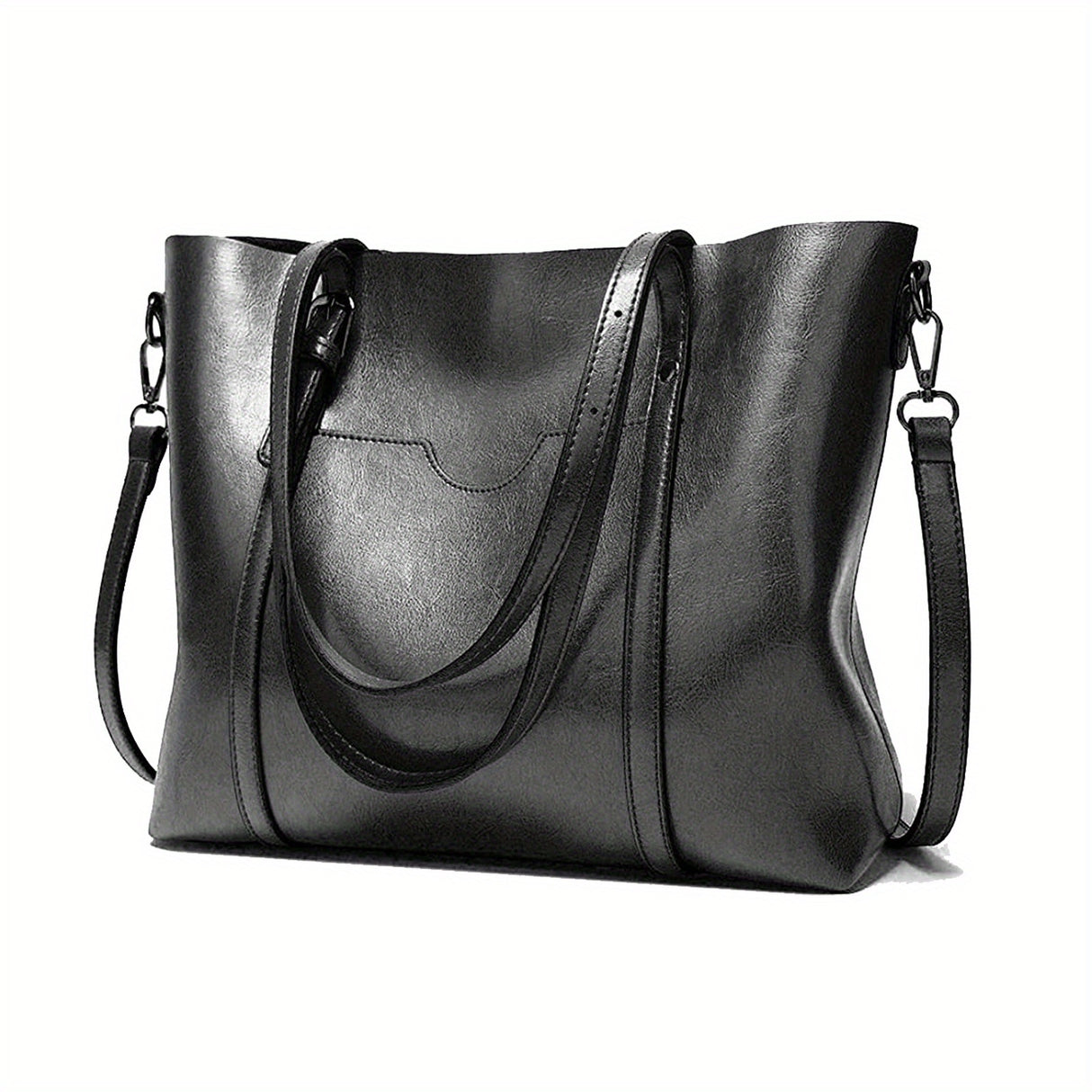Luxurious Retro Tote Handbag - Women's Large Capacity Multi-Pocket Casual Shoulder Bag with Adjustable Strap, Perfect Mother's Day Gift - Soft, Stylish, and Spacious Purse for Ladies on Sale