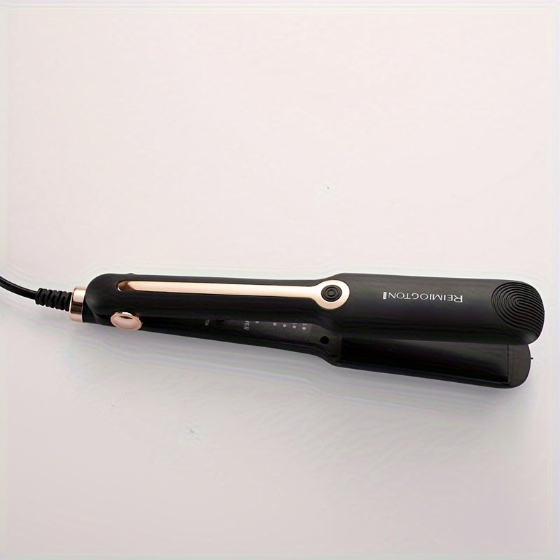 2-in-1 Styling Masterpiece - Professional Hair Straightener and Curler with Adjustable Heat, Ceramic Plates, and Cool-Touch Handle - Perfect Holiday Gift for Women