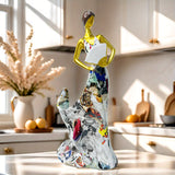Resin Dance Goddess Wine Bottle Holder: A Versatile Home Decor Piece for Indoor and Outdoor Use - Suitable for Christmas, Easter, Thanksgiving, and More