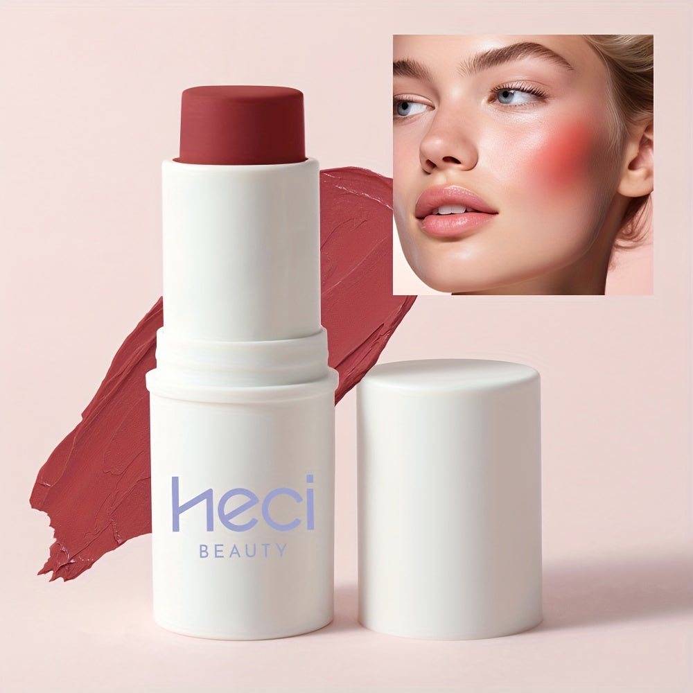 3-in-1 Waterproof Makeup Stick: Blush, Eyeshadow, Lipstick - Lasts All Day, Moisturizes & Brightens in Berry, Coral, Pink