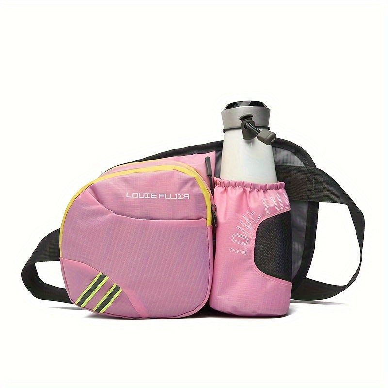 Womens Adjustable Casual Waist Pack - Zipper Closure, Polyester Lining, Solid Color, Versatile Travel & Outdoor Fanny Pack with Adjustable Strap - Simple and Stylish Vacation Belt Bag for Everyday Use