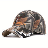1pc Men's Camouflage Sunshade Baseball Cap - Outdoor Jungle Leisure and Military Fan Accessories - Breathable, Adjustable, Water-Resistant, Quick-Drying, and Stylish Headwear for Summer Activities
