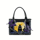 Gothic Butterfly Deco Tote Bag, Y2K Punk Crossbody Bag, Funky Shoulder Purse & Handbag For Girls