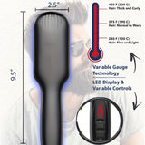 Professional Ceramic Ionic Hair Straightener Brush - Fast Heating, Anti-Scald, Detangling, Heat Resistant, Salon-Quality Styling for Home Use - Perfect for Hair Care and Styling