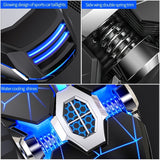 Silvery Carved Wired Mouse for E-Sports Gaming, Silent and Sound Chicken-Eating Mouse Macro for Desktops and Laptops