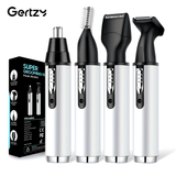 4-in-1 Multi-Functional Electric Shaver - Electric Razor with USB Rechargeable, Aluminum Body, Sideburns Trimmer, Eyebrow Trimmer, Nose Hair Trimmer, Base and Advanced Cordless Design for Easy Use