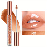 Eight Colors Hyaluronic Acid Moisturizing Lip Glaze Glitter Gloss - Non-Stick, Hydrating, Natural Nude Makeup - Perfect Valentine's Day Gifts, Music Festival Essentials, Long-Lasting, Cruelty-Free, Paraben-Free